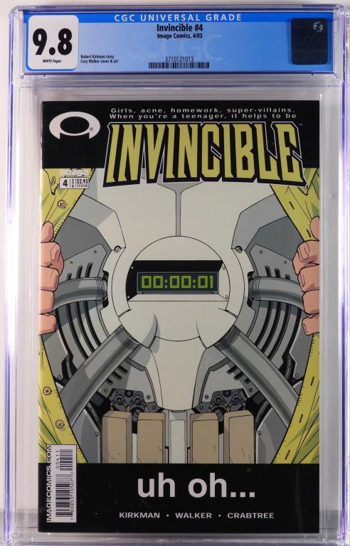 Image Comics Invincible #4 CGC 9.8 (1 of 2)