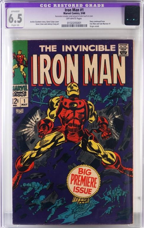 Marvel Comics Iron Man #1 CGC 6.5 (1 of 2)