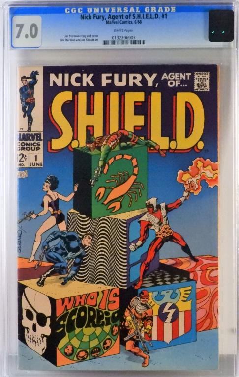 Marvel Comics Nick Fury Agent of SHIELD #1 CGC 7.0 (1 of 2)