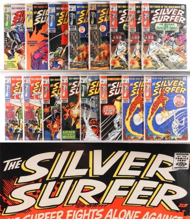 21PC Marvel Comics Silver Surfer #5-#18 Group (1 of 7)