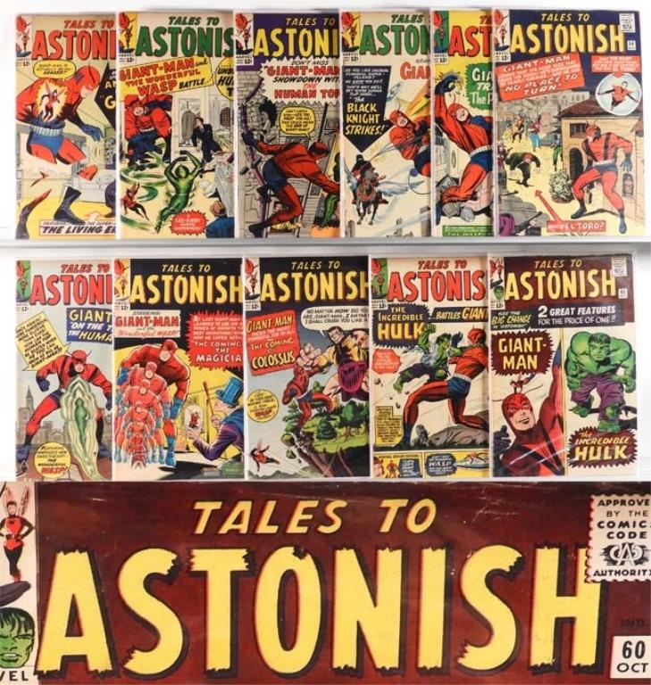 11PC Marvel Comics Tales to Astonish #49-#60 Group (1 of 4)