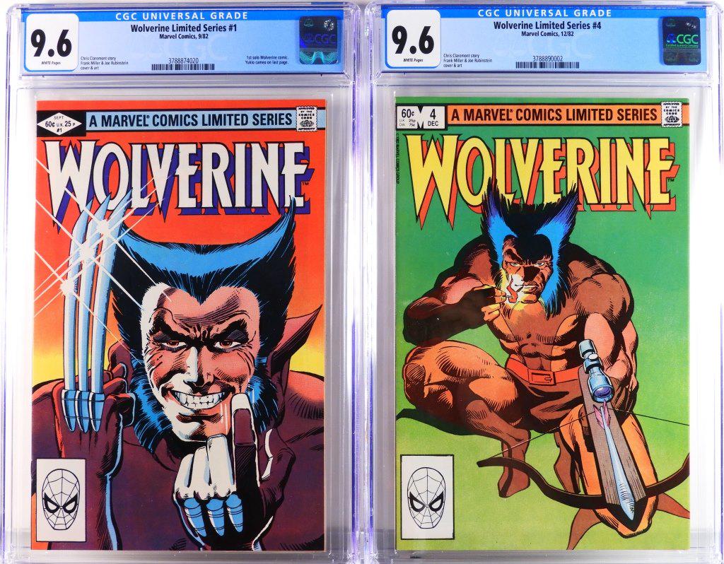 Marvel Comics Wolverine Limited Series 1 4 CGC 9.6 (1 of 2)