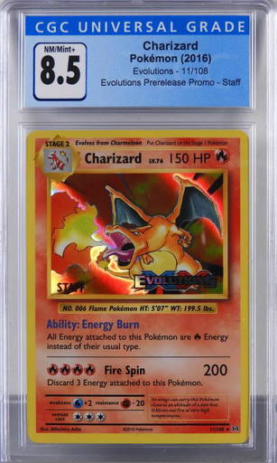 2017 Pokemon Card - Mega Charizard - XY Evolutions - 12/108 - Holo - Rare -  Mint