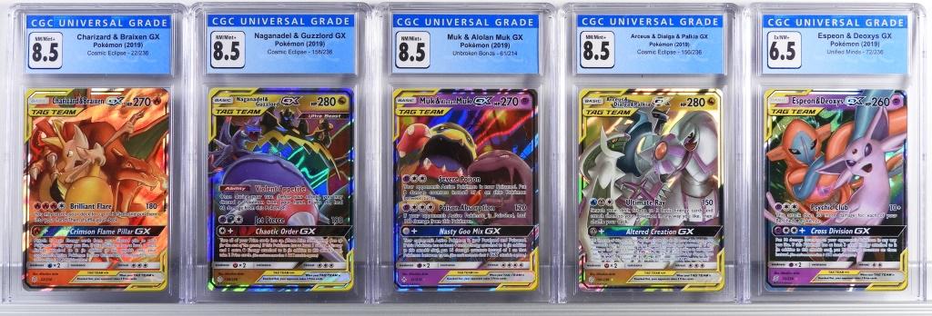 Reshiramm & Charizard Gx Tag Team Jumbo Pokemon Card