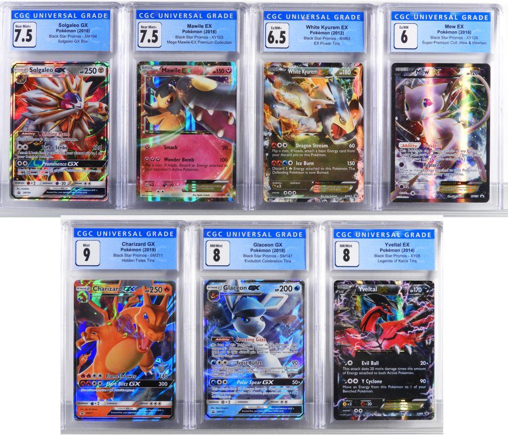 7PC Pokemon EX GX Black Star Promos CGC Holo Group (1 of 2)