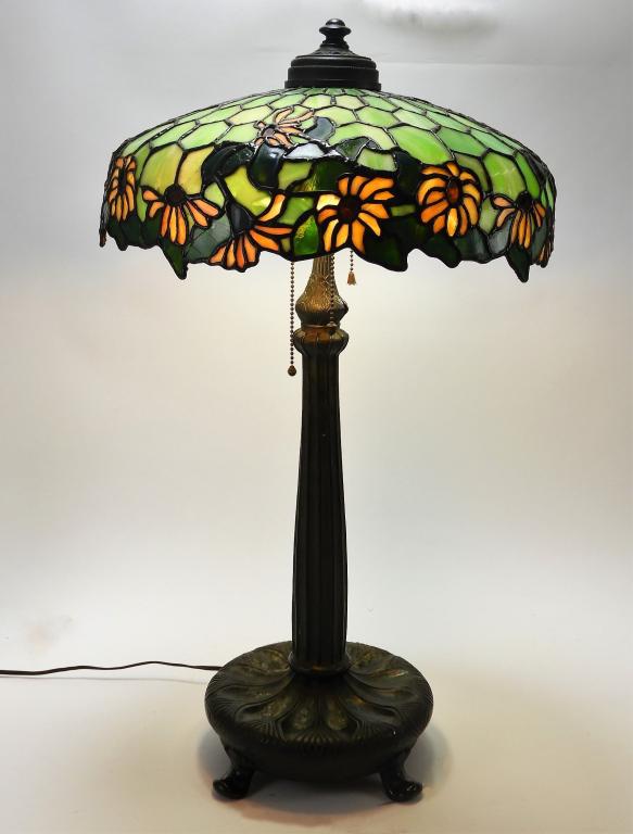 Wilkinson Slag Glass Table Lamp (1 of 18)