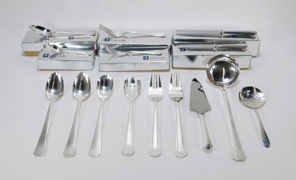 61PC Ercuis Stainless Steel Flatware Set (1 of 12)