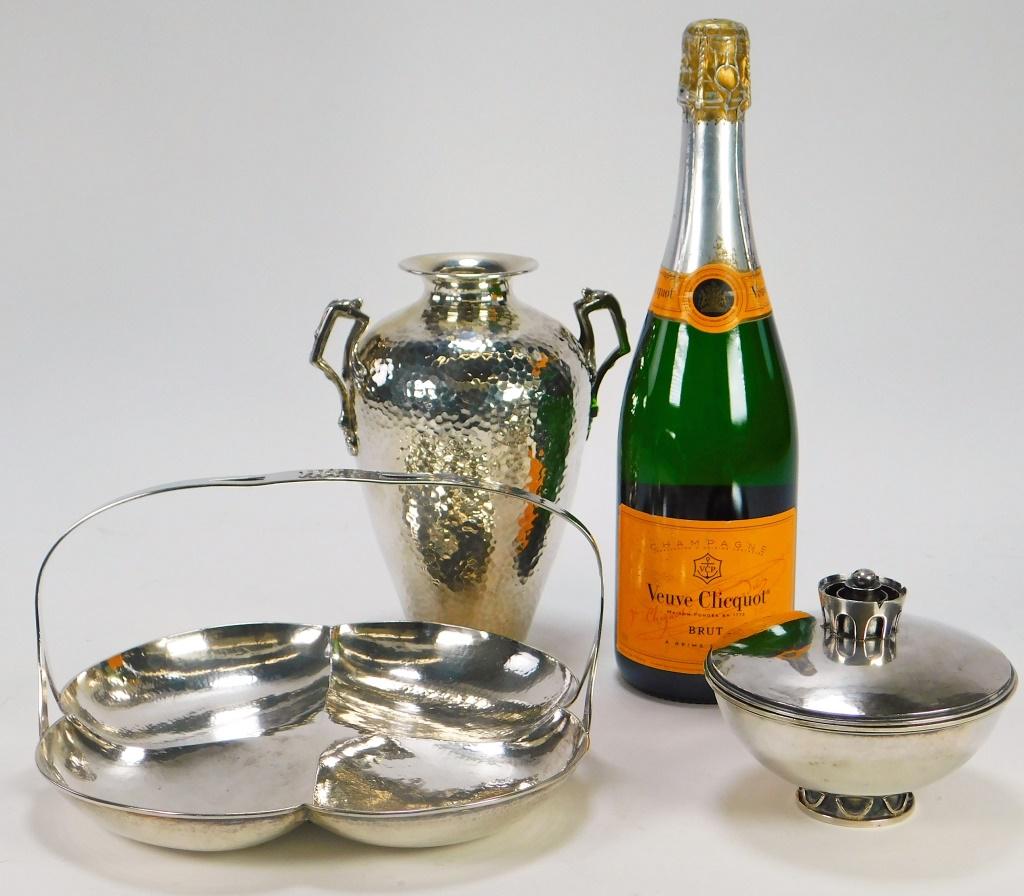 3PC Lebolt & Other Sterling & Plate Table Articles (1 of 12)