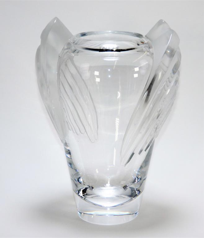 Lalique Marrakech Cut Crystal Art Glass Vase (1 of 6)
