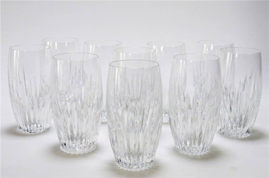 10PC Baccarat Massena Highball Glass Set (1 of 4)