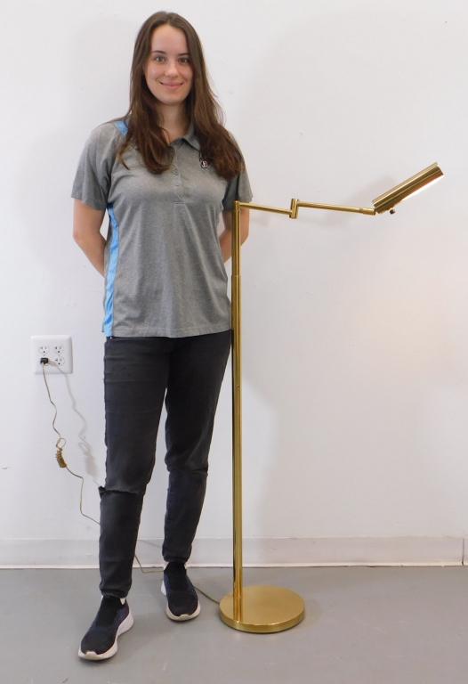 MCM Koch and Lowy Brass Floor Lamp (1 of 8)