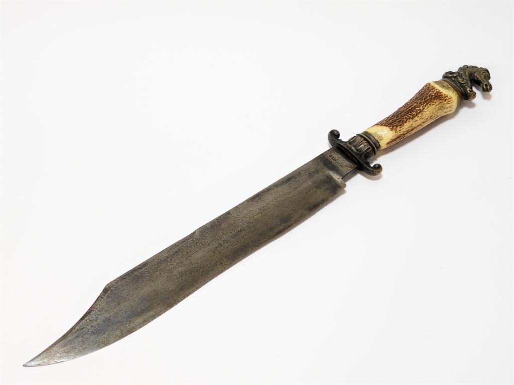 Reproduction Horse Pommel Bowie Knife (1 of 7)