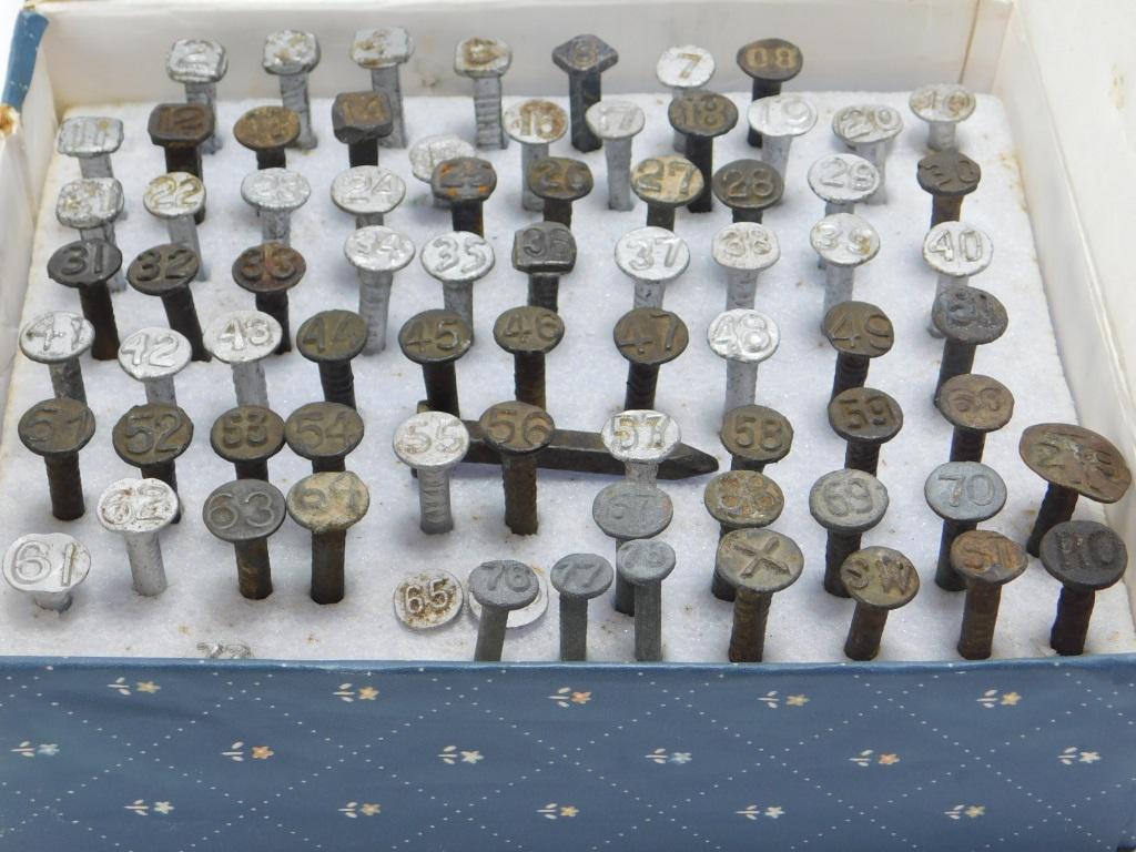 79PC Railroad Date Nails Collection (1 of 6)