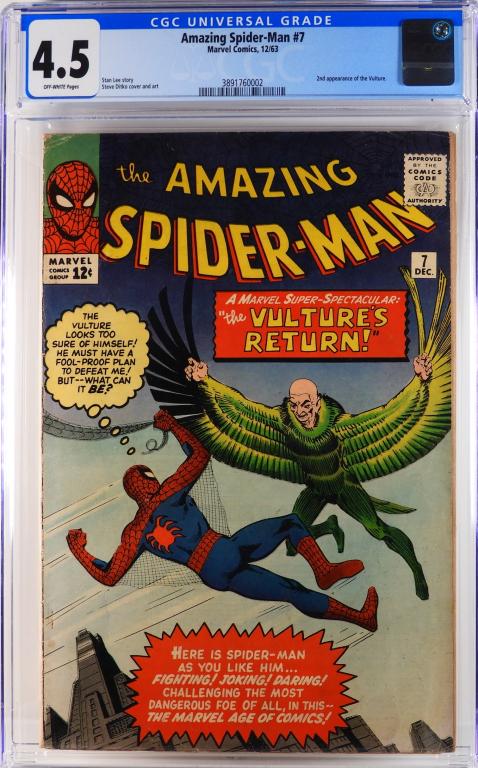 Marvel Comics Amazing Spider-Man #7 CGC 4.5 (1 of 2)