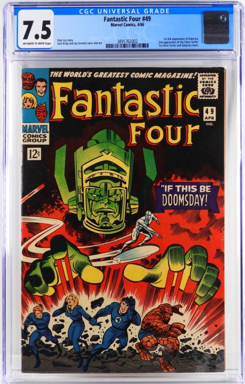 Marvel Comics Fantastic Four #49 CGC 7.5 (1 of 2)
