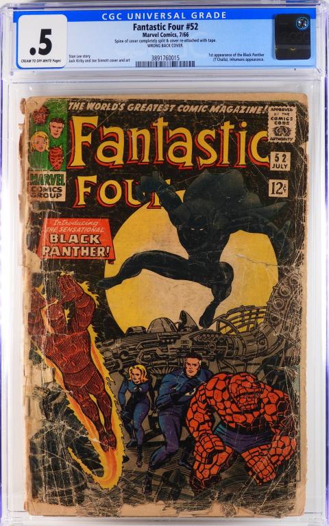 Marvel Comics Fantastic Four #52 CGC 0.5 (1 of 2)