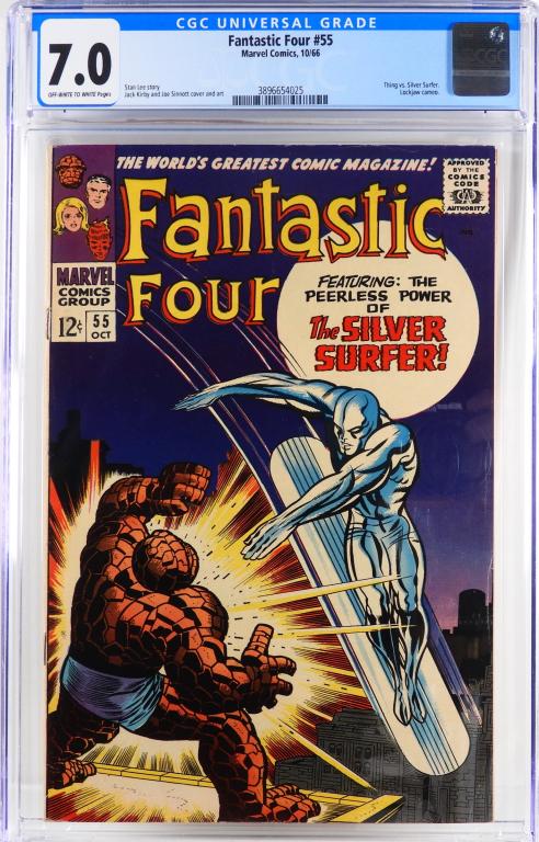 Marvel Comics Fantastic Four #55 CGC 7.0 (1 of 2)