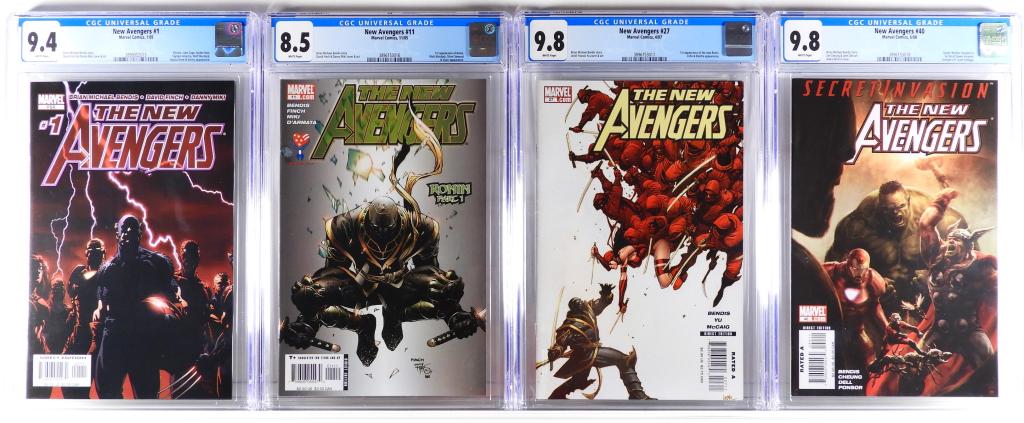 Marvel Comics New Avengers #1 #11 #27 40 CGC Group (1 of 2)