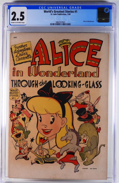 St. John Pub. World's Greatest Stories #1 CGC 2.5 (1 of 2)