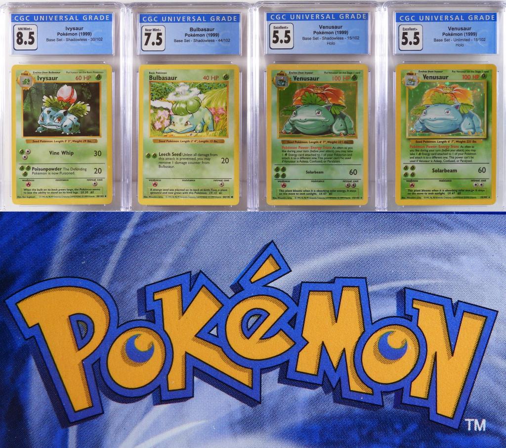 1999 Pokemon Base Shadowless Venusaur Collection (1 of 2)
