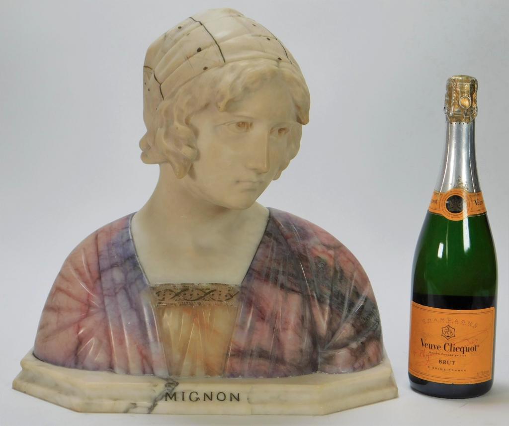 Giuseppe Bessi Mignon Marble Bust (1 of 8)