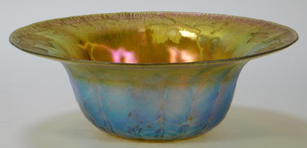 Tiffany Cameo Cut Favrile Glass Center Bowl (1 of 8)
