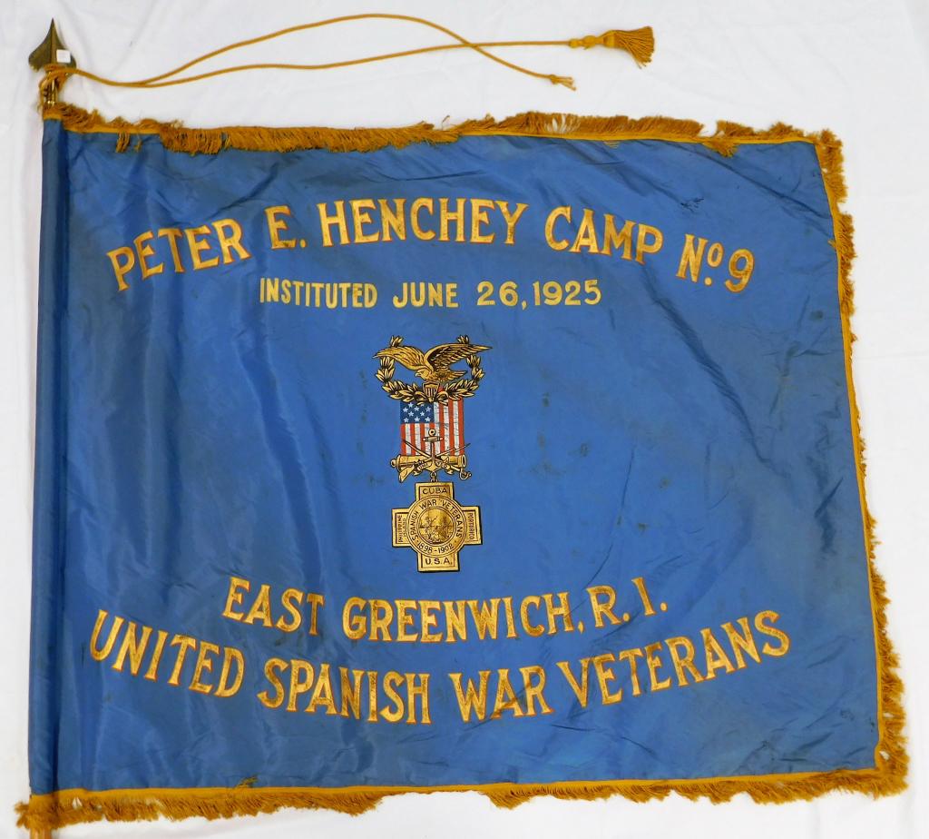Rhode Island Veteran's Spanish American War Flag (1 of 9)
