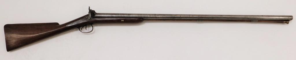 Antique Mortimer Engraved Double Barrel Shotgun (1 of 6)