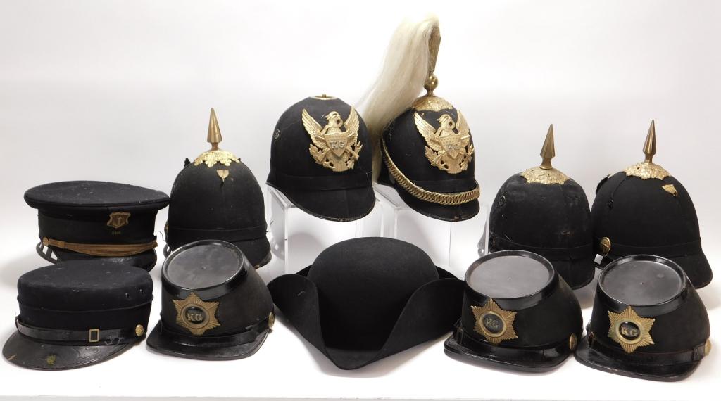 12PC Kentish Guard & Other American Military Hats (1 of 9)