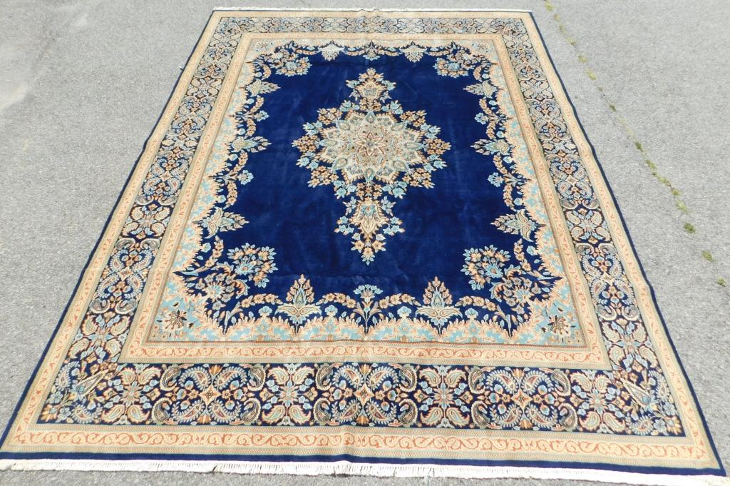 LG Blue Botanical Rug (1 of 5)