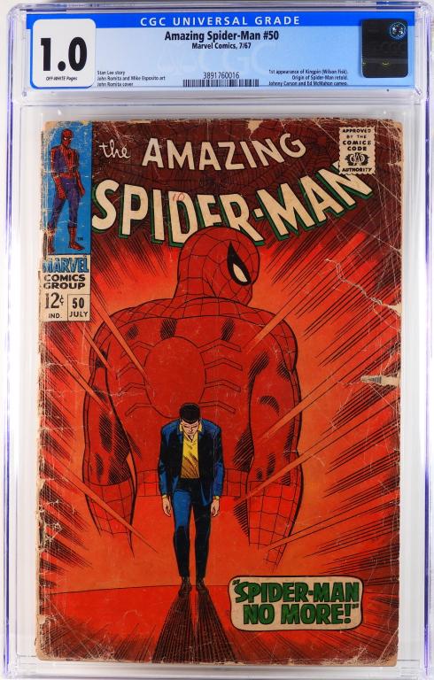 Marvel Comics Amazing Spider-Man #50 CGC 1.0 (1 of 2)