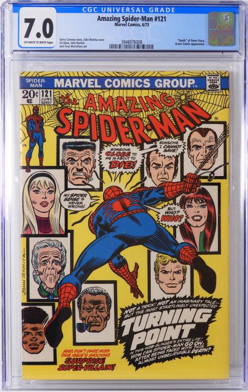 Marvel Comics Amazing Spider-Man #121 CGC 7.0 (1 of 2)