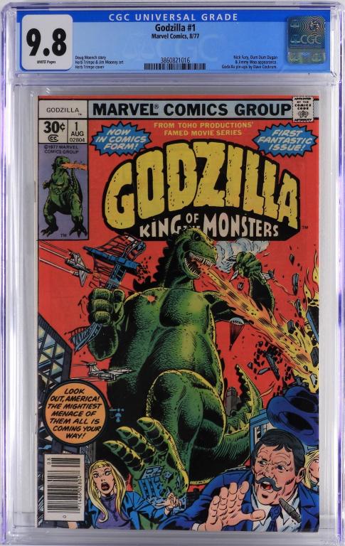 Marvel Comics Godzilla #1 CGC 9.8 (1 of 2)