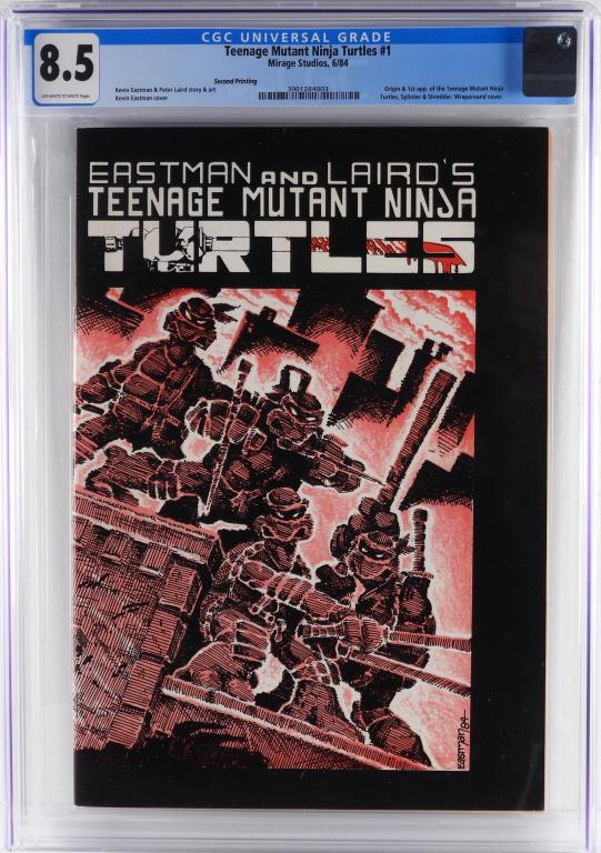 Mirage Teenage Mutant Ninja Turtles #1 CGC 8.5 2nd (1 of 2)