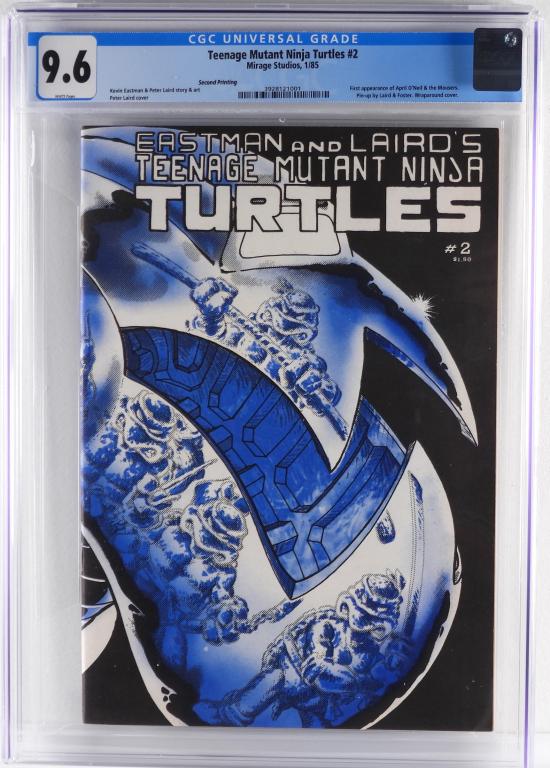 Mirage Teenage Mutant Ninja Turtles #2 CGC 9.6 2nd (1 of 2)