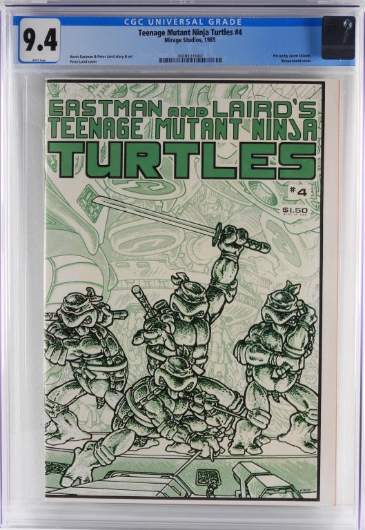 Mirage Teenage Mutant Ninja Turtles #4 CGC 9.4 (1 of 2)