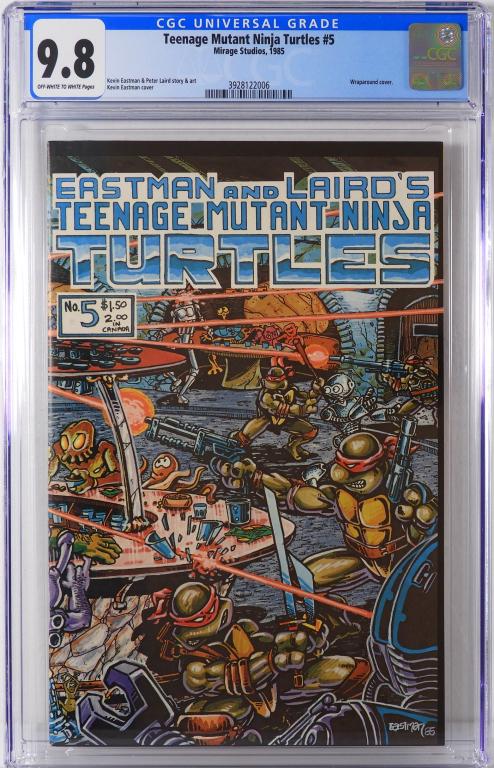 Mirage Teenage Mutant Ninja Turtles #5 CGC 9.8 (1 of 2)