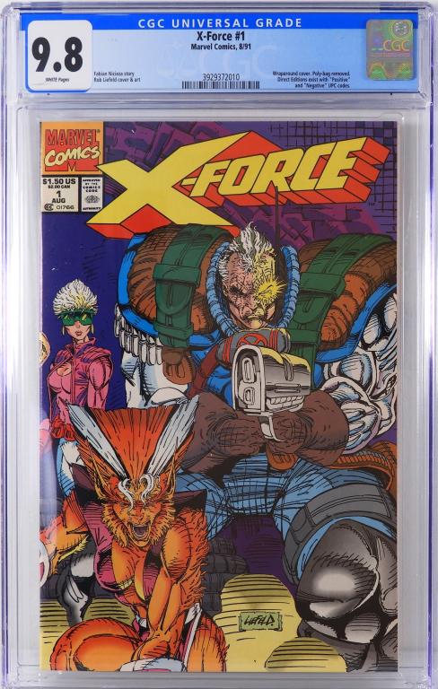 Marvel Comics X-Force #1 CGC 9.8 (1 of 2)