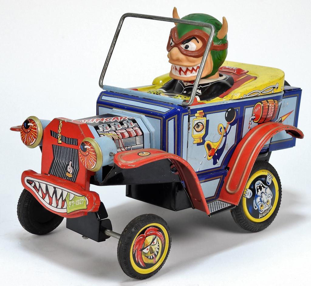 Marx Nutty Mads Car Tin Battery Operated Toy (1 of 6)