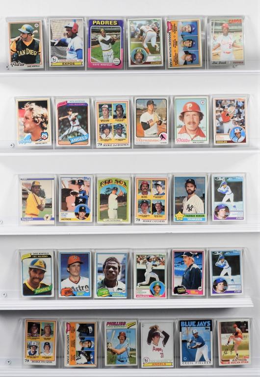 30PC Vintage Topps Baseball Estate Card Group (1 of 11)