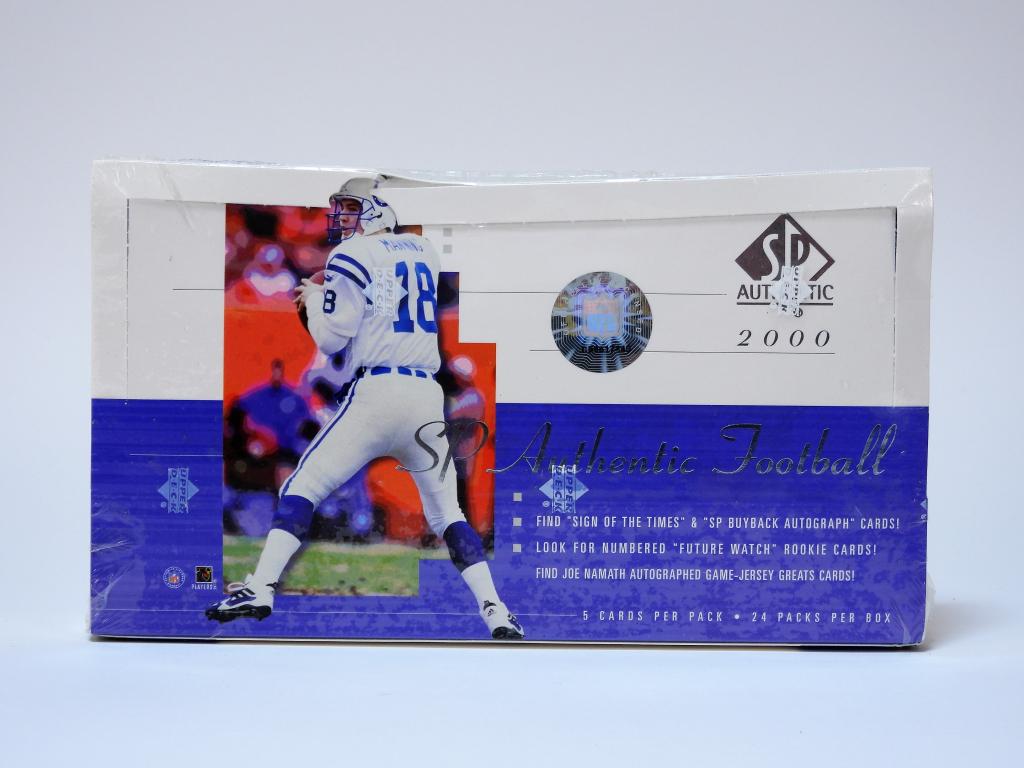 2000 Upper Deck SP Authentic Football Sealed Box (1 of 8)