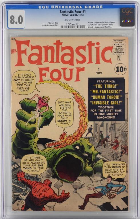 Marvel Comics Fantastic Four #1 CGC 8.0 (1 of 6)