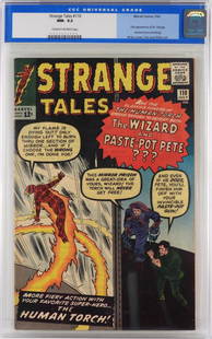 Marvel Comics Strange Tales #110 CGC 9.2: United States,1963 For years this book had flown below collector radar even though itâ€™s one of the most important books of the Silver Age of Marvel. It has exponentially grown in value