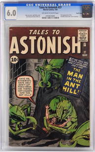 Marvel Tales to Astonish #27 CGC 6.0 Pacific Coast: United States,1962 Released on newsstands only two months after Fantastic Four #1, this book predates all other origin issues including Hulk, Iron Man, Spider-Man, and Thor. It has long flown below