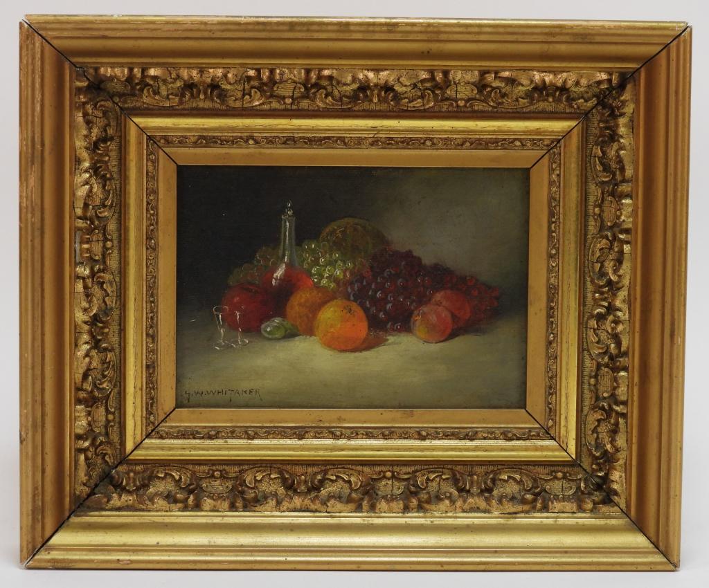 George Whitaker Fruit on Table Still Life Painting (1 of 4)
