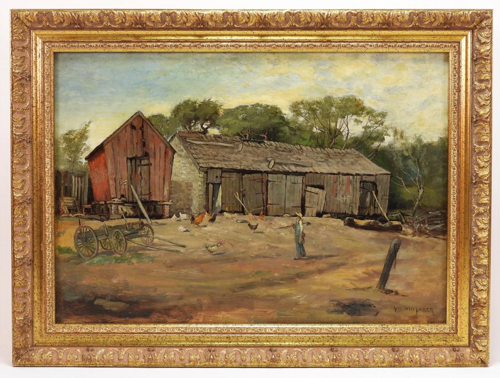 George Whitaker New England Farmyard Painting (1 of 6)