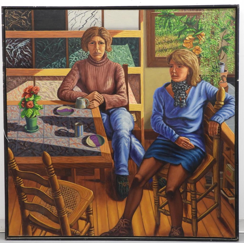 John F. Chambers Impressionist Interior Scene (1 of 6)