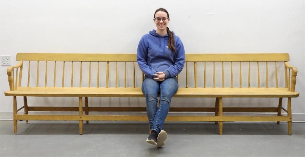 Long Country Windsor Deacon's Porch Bench (1 of 8)