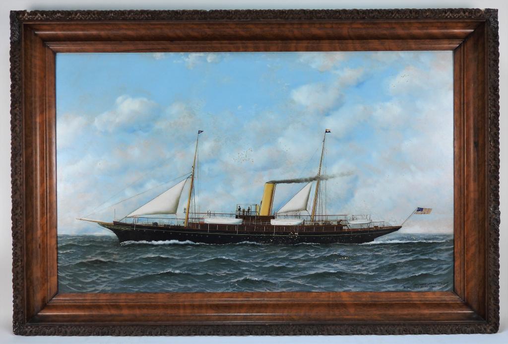Antonio Jacobsen Maritime Steamer Ship Painting (1 of 8)
