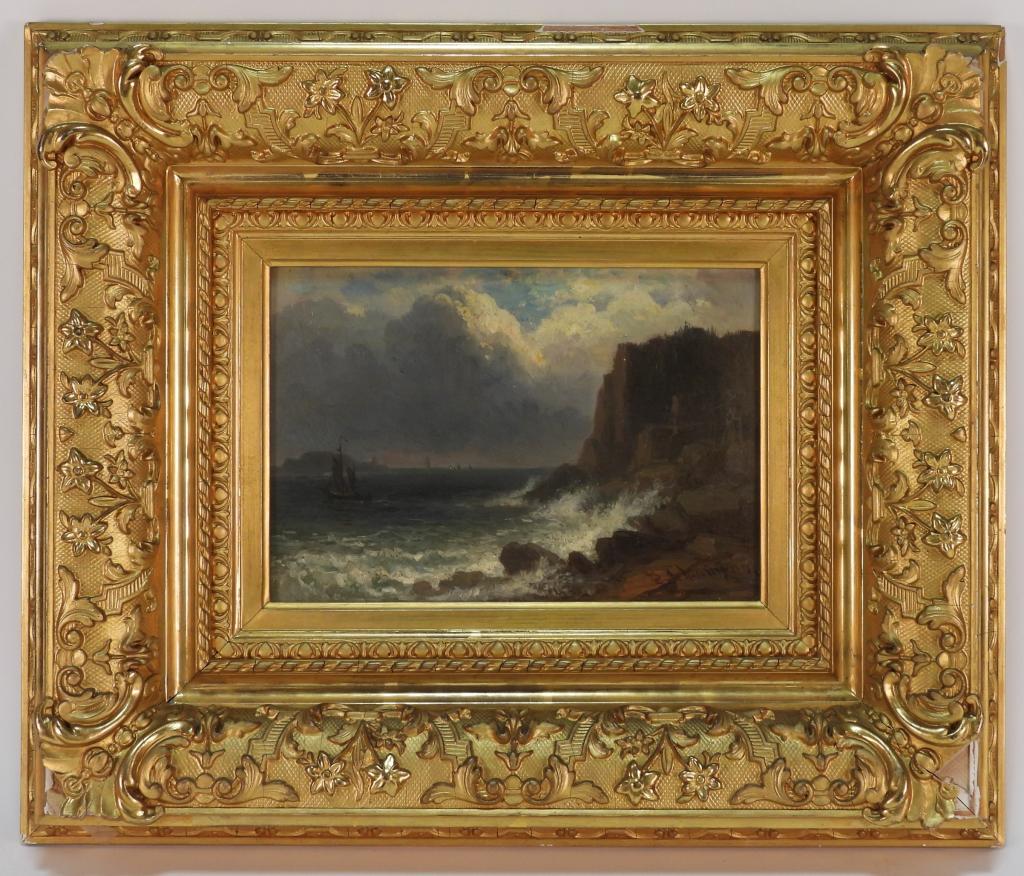 Benjamin Champney Coastal Sea Landscape Painting (1 of 6)